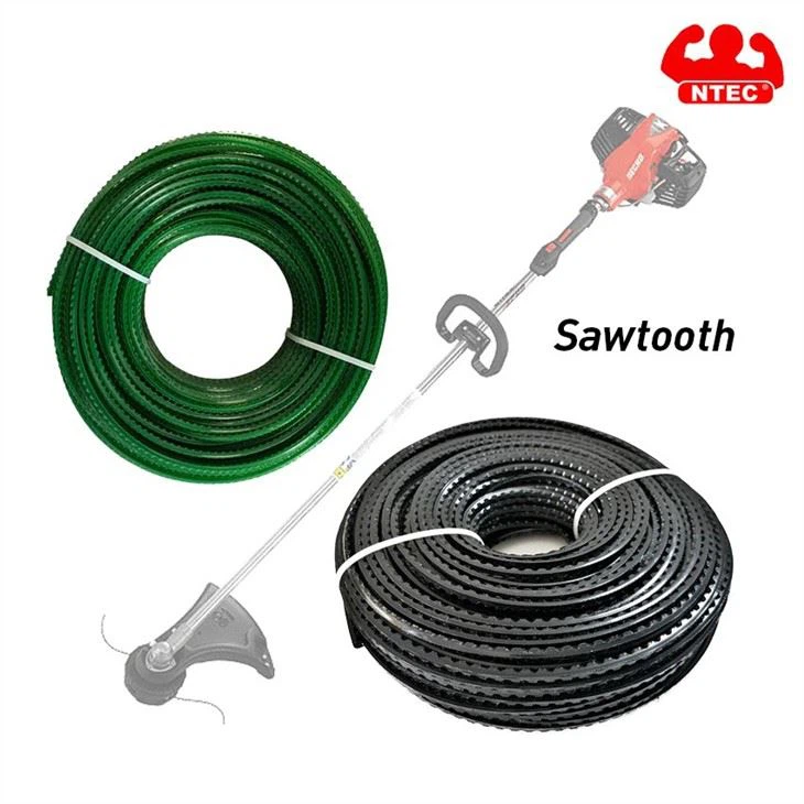 3.0mm Sawtooth Shape Nylon String Trimmer Line Lawn Mower Accessories