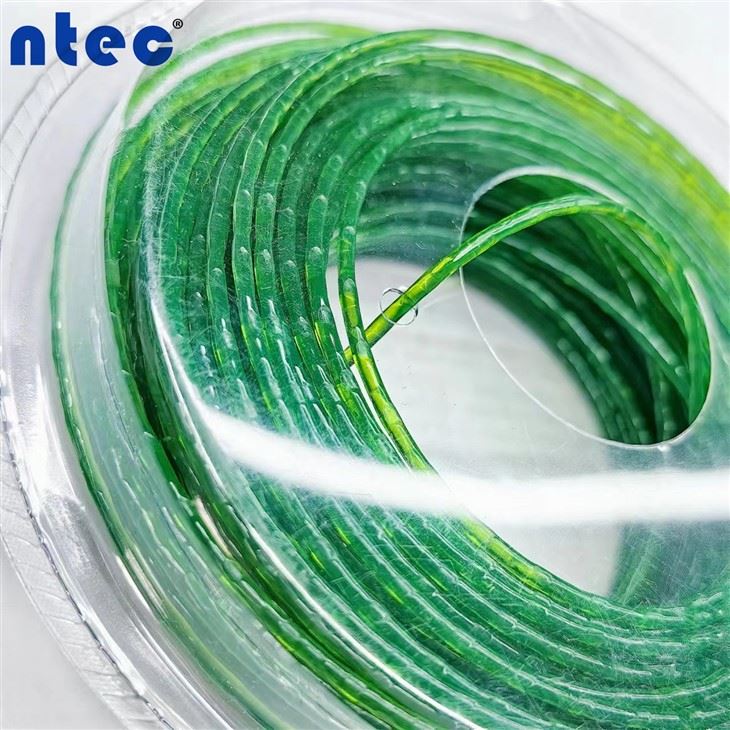 Kuiltje Nylon Trimmerlijn Golvend Onkruidetertouw Blisterverpakking 2.0mm 2,4 mm